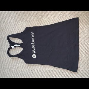 Lululemon pure barre black tank top.